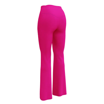 pinke-high-waist-flare-leggings-flare-leggings-jlr-design-7 - JLR Design