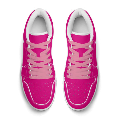 pinke-low-top-leder-sneaker-fur-damen-sneaker-jlr-design-7 - JLR Design