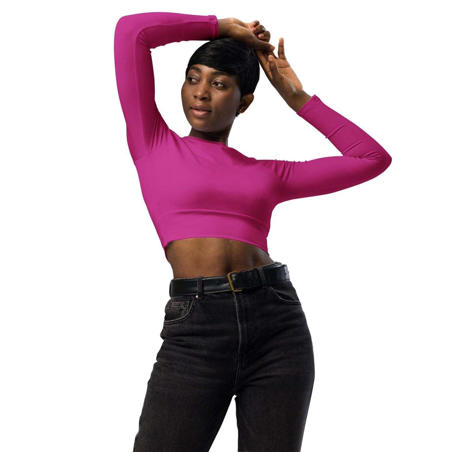 pinkes-long-sleeve-damen-crop-top-long-sleeve-crop-top-jlr-design-1 - JLR Design