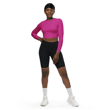 pinkes-long-sleeve-damen-crop-top-long-sleeve-crop-top-jlr-design-2 - JLR Design