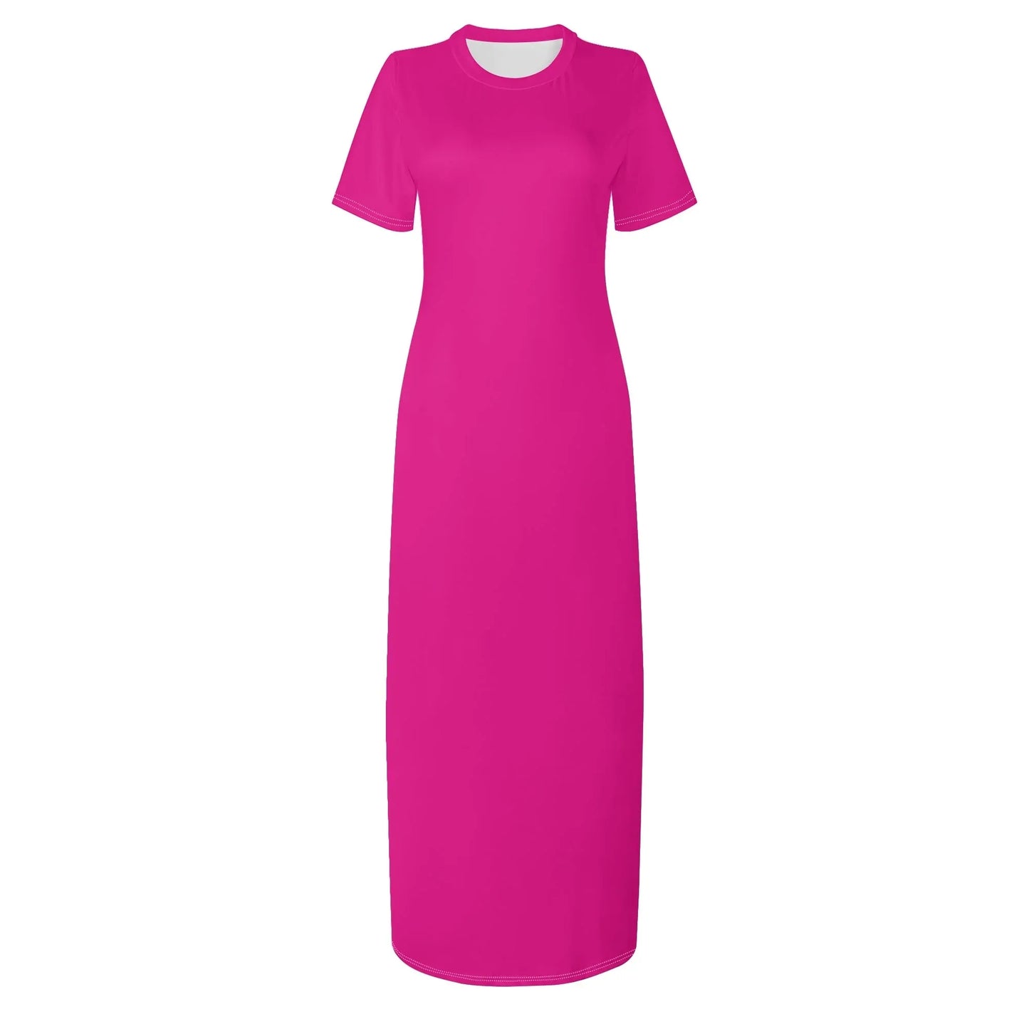 pinkes-short-sleeve-long-dress-long-dress-jlr-design-3 - JLR Design