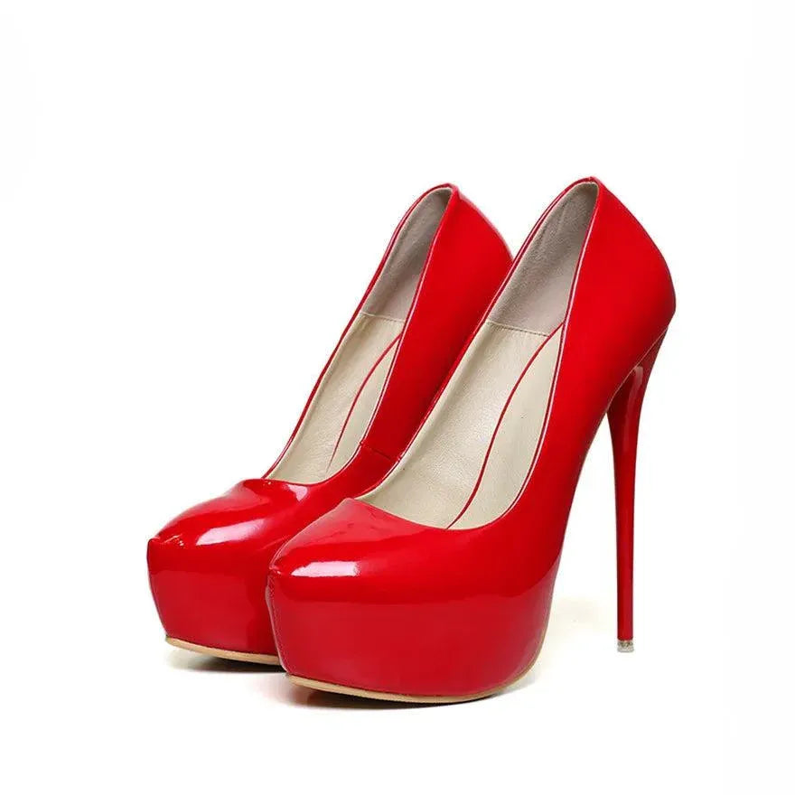 plateau-high-heels-aus-lackleder-16-cm-stiletto-mit-runder-spitze-high-heels-jlr-design-8 - JLR Design