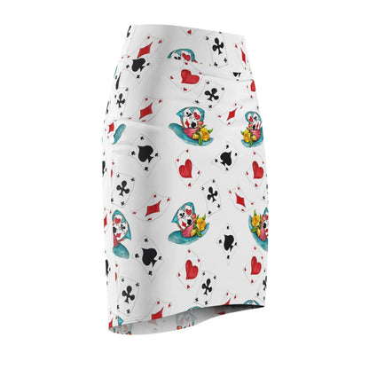 poker-karten-bleistiftrock-fur-damen-eleganter-mid-waist-rock-mit-stretch-komfort-bleistiftrock-jlr-design-6 - JLR Design