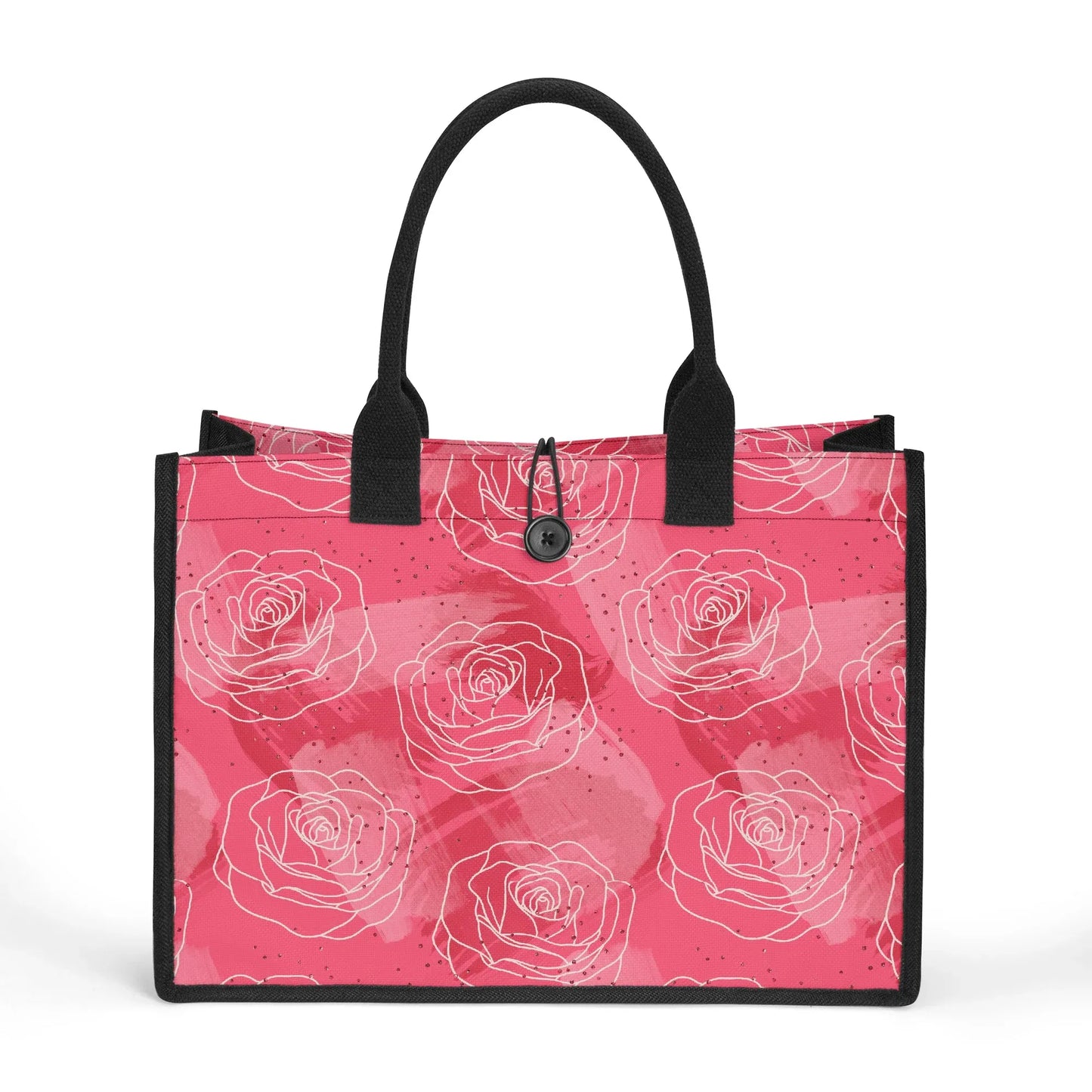 premium-canvas-shopper-tasche-mit-rosenmuster-tragetasche-jlr-design-1 - JLR Design