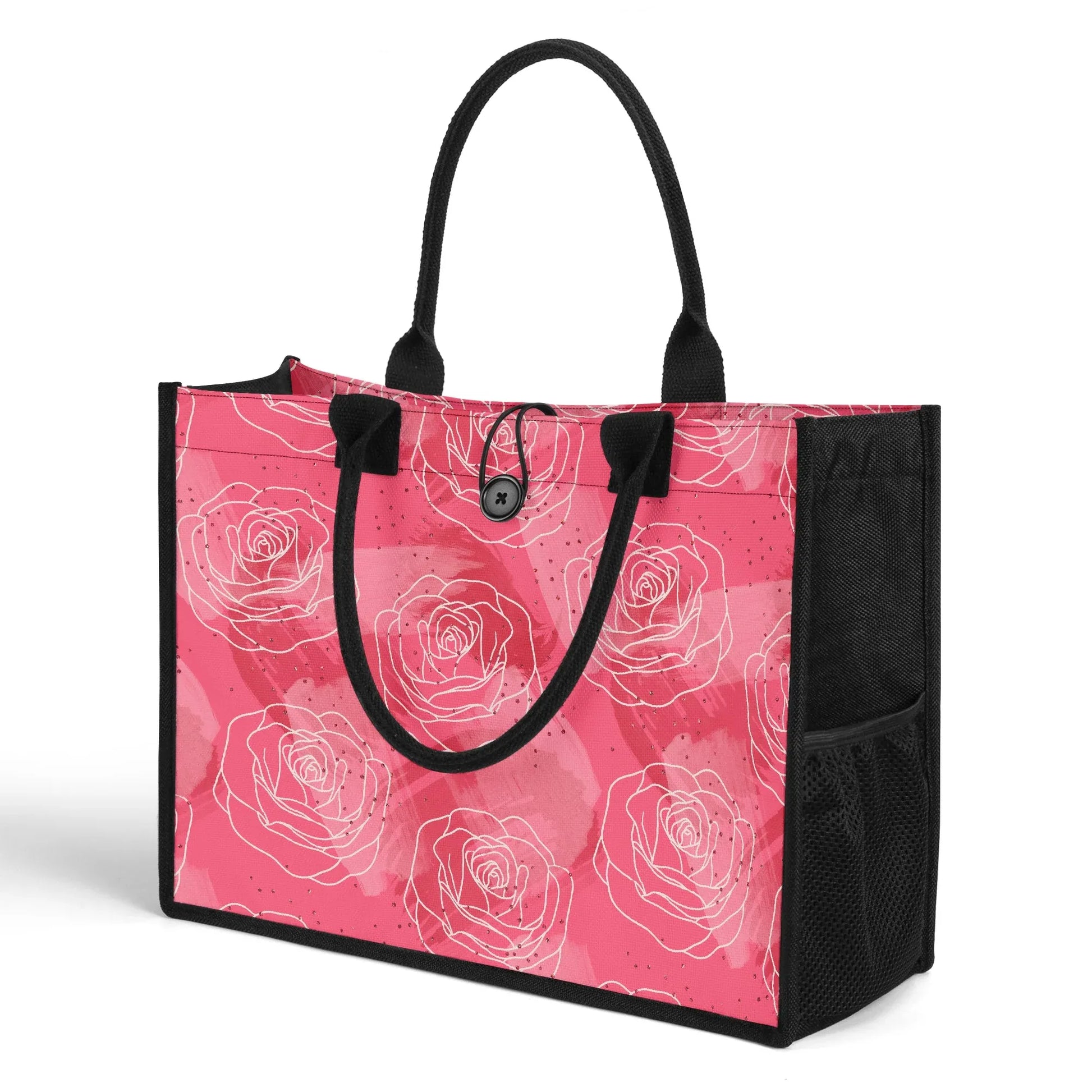 premium-canvas-shopper-tasche-mit-rosenmuster-tragetasche-jlr-design-3 - JLR Design
