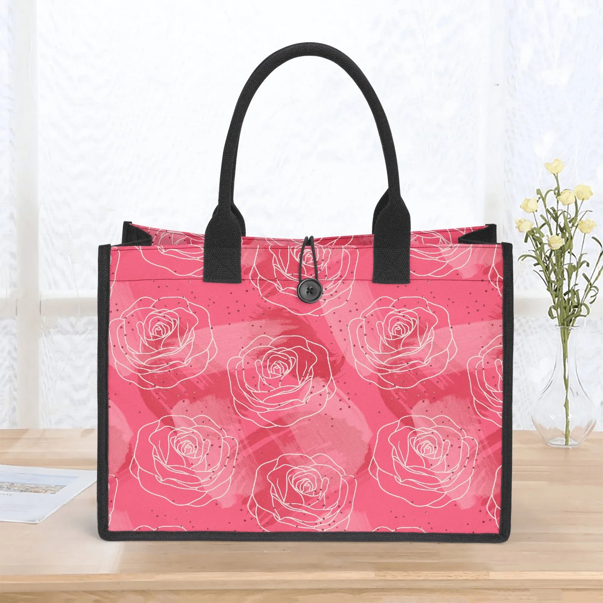 premium-canvas-shopper-tasche-mit-rosenmuster-tragetasche-jlr-design-5 - JLR Design