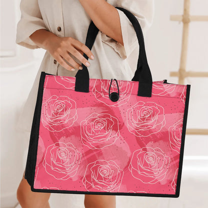 premium-canvas-shopper-tasche-mit-rosenmuster-tragetasche-jlr-design-6 - JLR Design