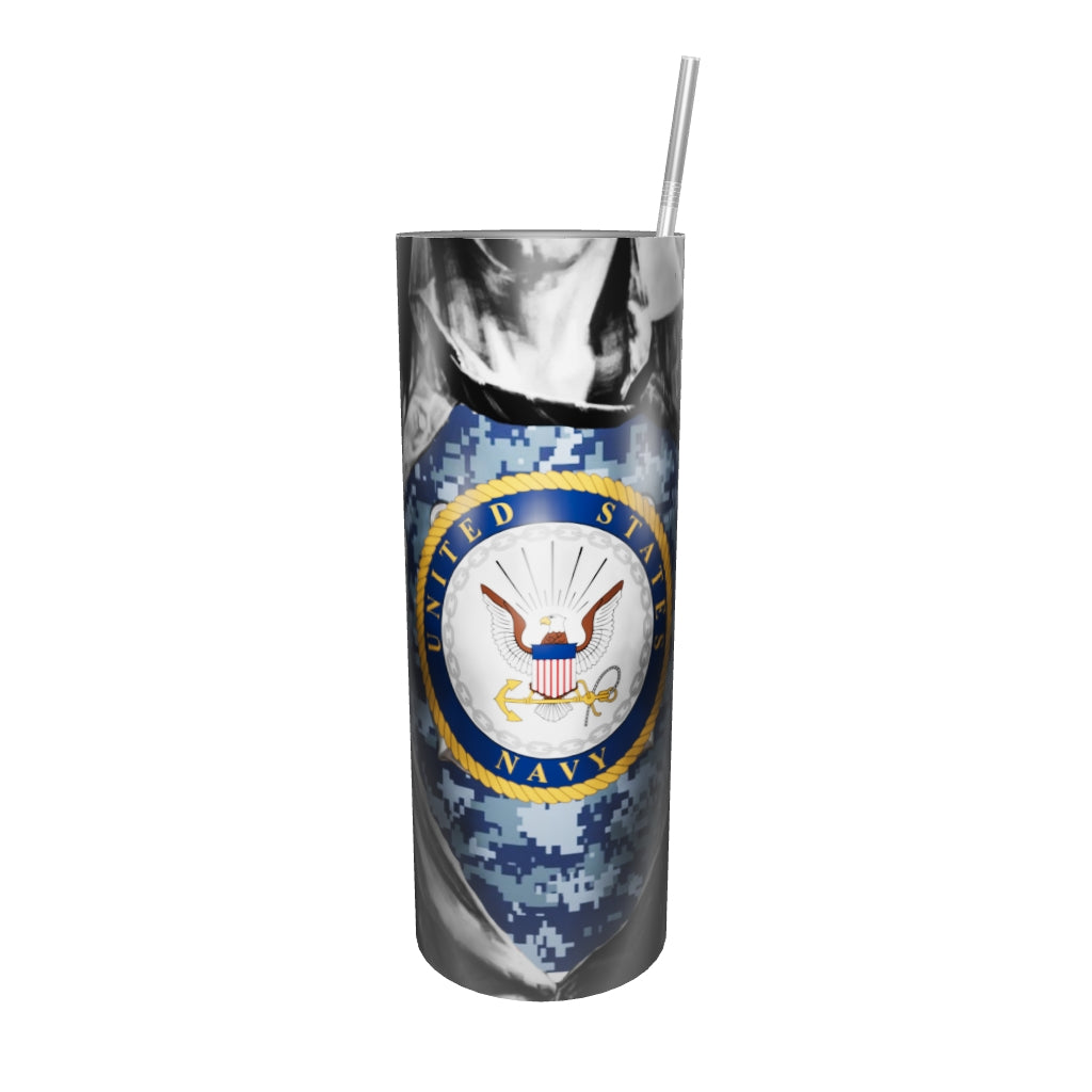 Navy Superman Becher