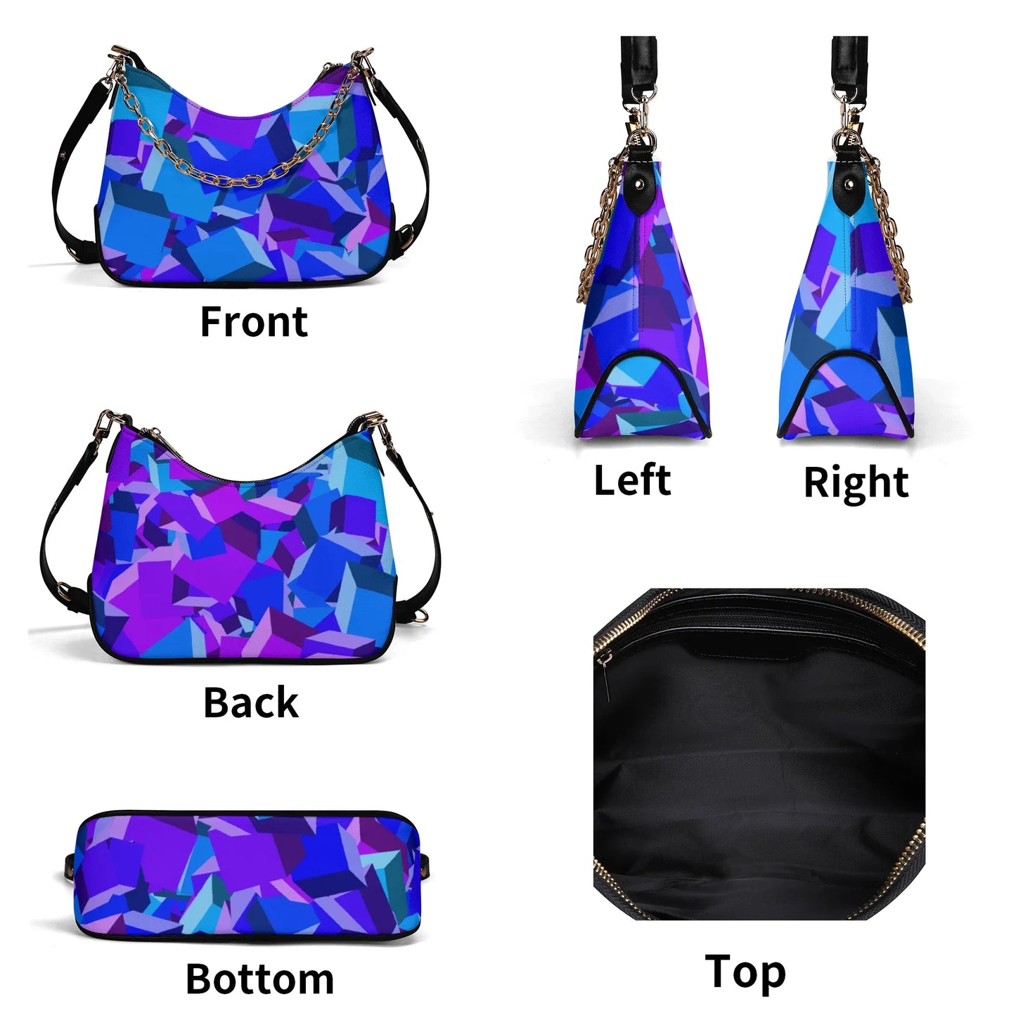 purple-cube-elegante-umhangetasche-mit-kette-umhangetasche-jlr-design-6 - JLR Design