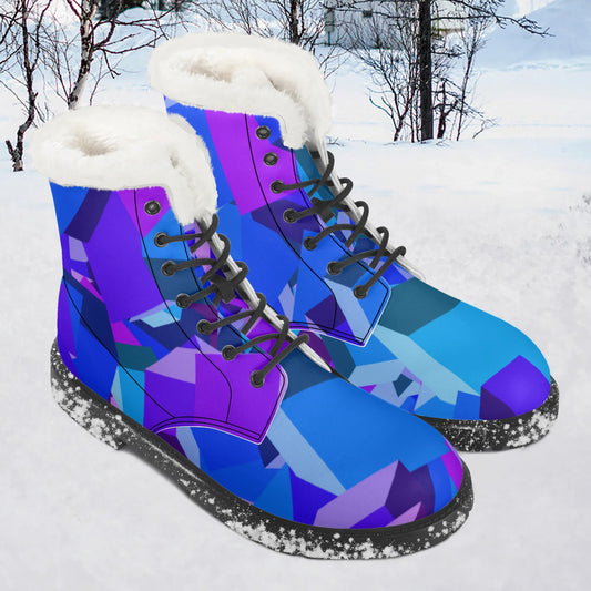 purple-cube-faux-fur-leder-boots-boots-jlr-design-1 - JLR Design