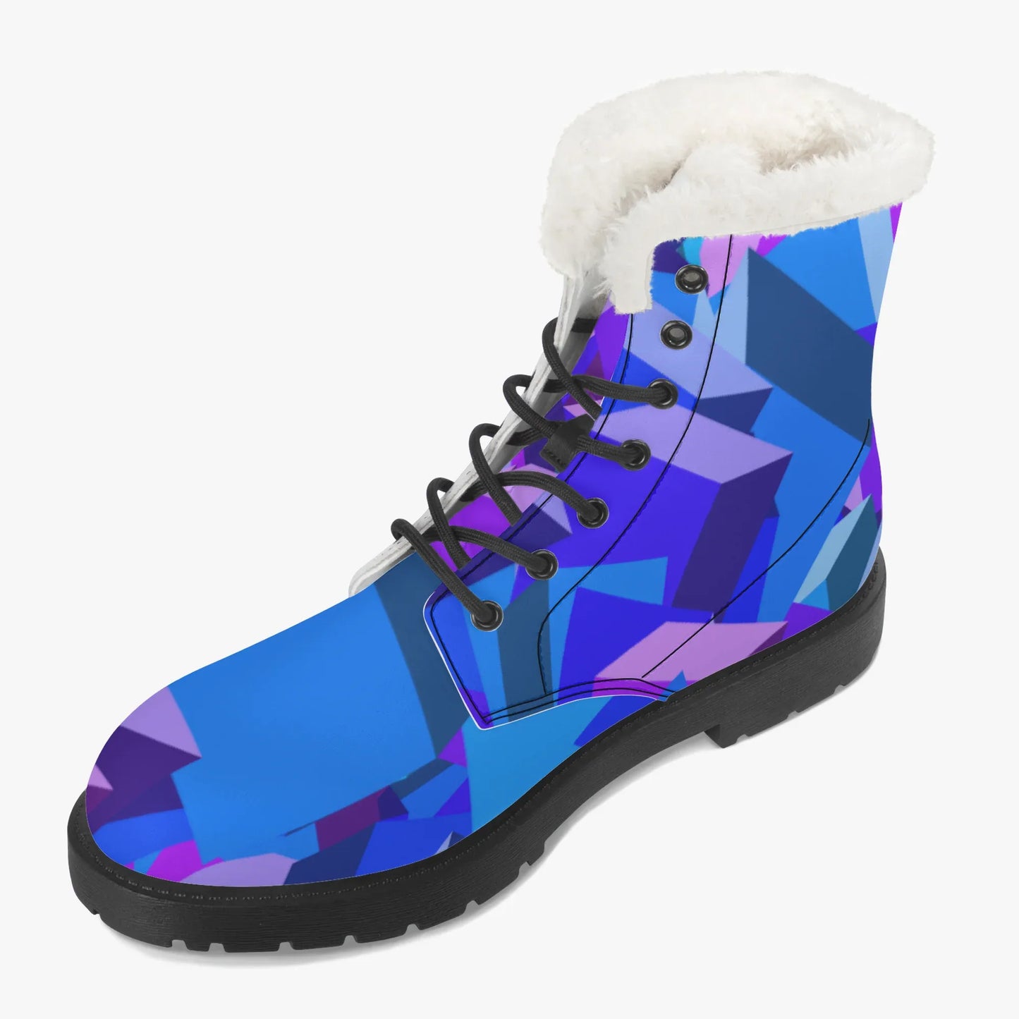 purple-cube-faux-fur-leder-boots-boots-jlr-design-3 - JLR Design