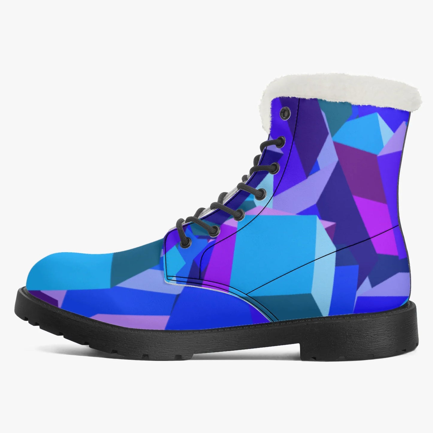 purple-cube-faux-fur-leder-boots-boots-jlr-design-4 - JLR Design