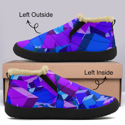purple-cube-faux-fur-slipper-slipper-jlr-design-1 - JLR Design