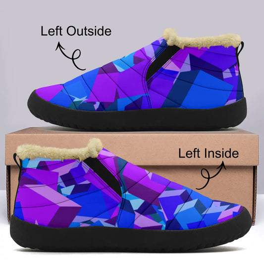 purple-cube-faux-fur-slipper-slipper-jlr-design-1 - JLR Design