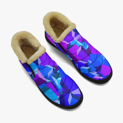purple-cube-faux-fur-slipper-slipper-jlr-design-2 - JLR Design