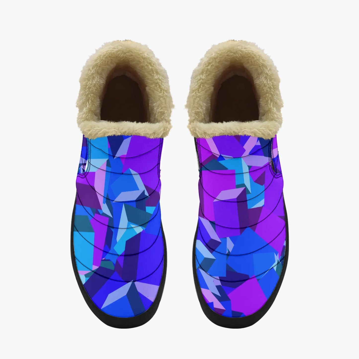 purple-cube-faux-fur-slipper-slipper-jlr-design-5 - JLR Design
