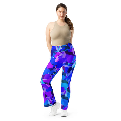 purple-cube-high-waist-flare-leggings-flare-leggings-jlr-design-1 - JLR Design