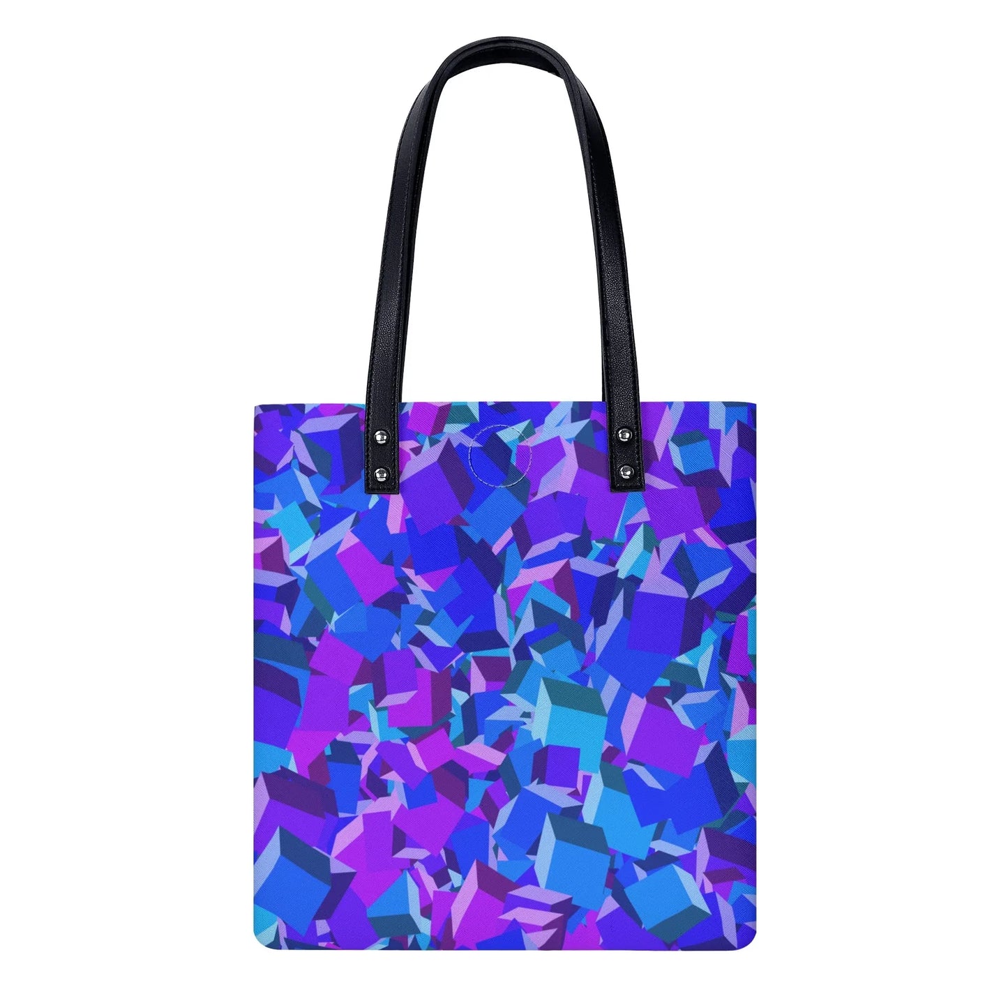 purple-cube-pu-leder-handtasche-handtasche-jlr-design-1 - JLR Design