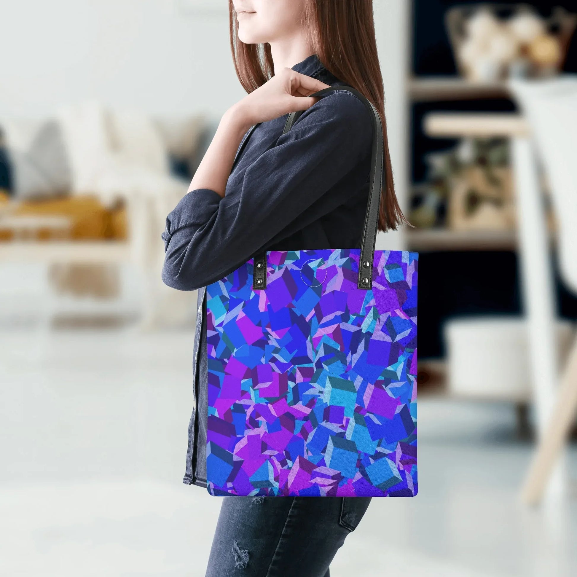 purple-cube-pu-leder-handtasche-handtasche-jlr-design-5 - JLR Design