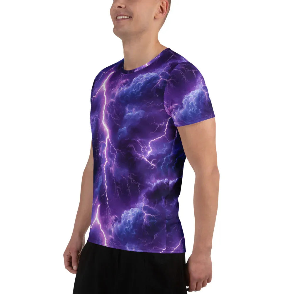 purple-lightning-sport-t-shirt-fur-herren-sport-t-shirt-jlr-design-9 - JLR Design