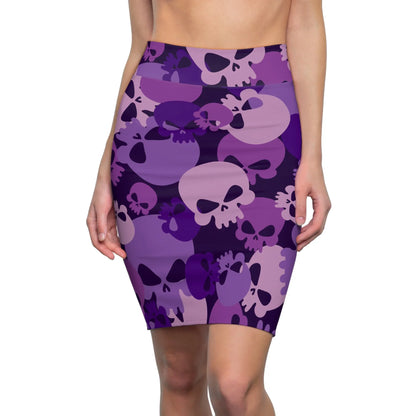 purple-skull-bleistiftrock-fur-damen-eleganter-mid-waist-rock-mit-stretch-komfort-bleistiftrock-jlr-design-1 - JLR Design