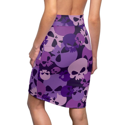 purple-skull-bleistiftrock-fur-damen-eleganter-mid-waist-rock-mit-stretch-komfort-bleistiftrock-jlr-design-3 - JLR Design