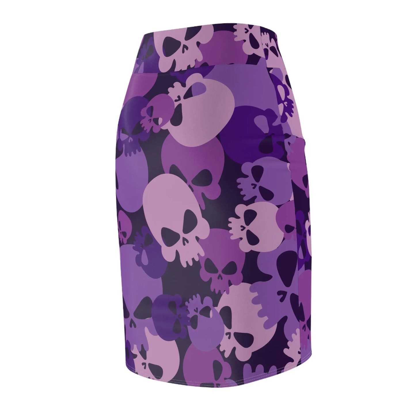 purple-skull-bleistiftrock-fur-damen-eleganter-mid-waist-rock-mit-stretch-komfort-bleistiftrock-jlr-design-7 - JLR Design