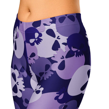 purple-skull-damen-capri-leggings-capri-leggings-jlr-design-2 - JLR Design