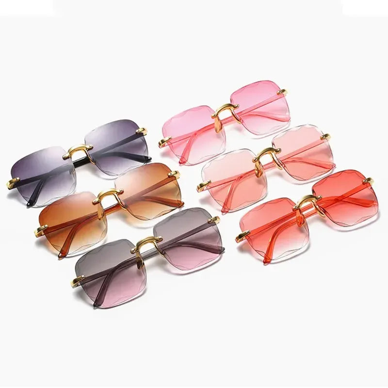 rahmenlose-damen-sonnenbrille-mit-gradient-glasern-ultraleichte-fashion-brille-mit-uv400-brille-jlr-design-2 - JLR Design