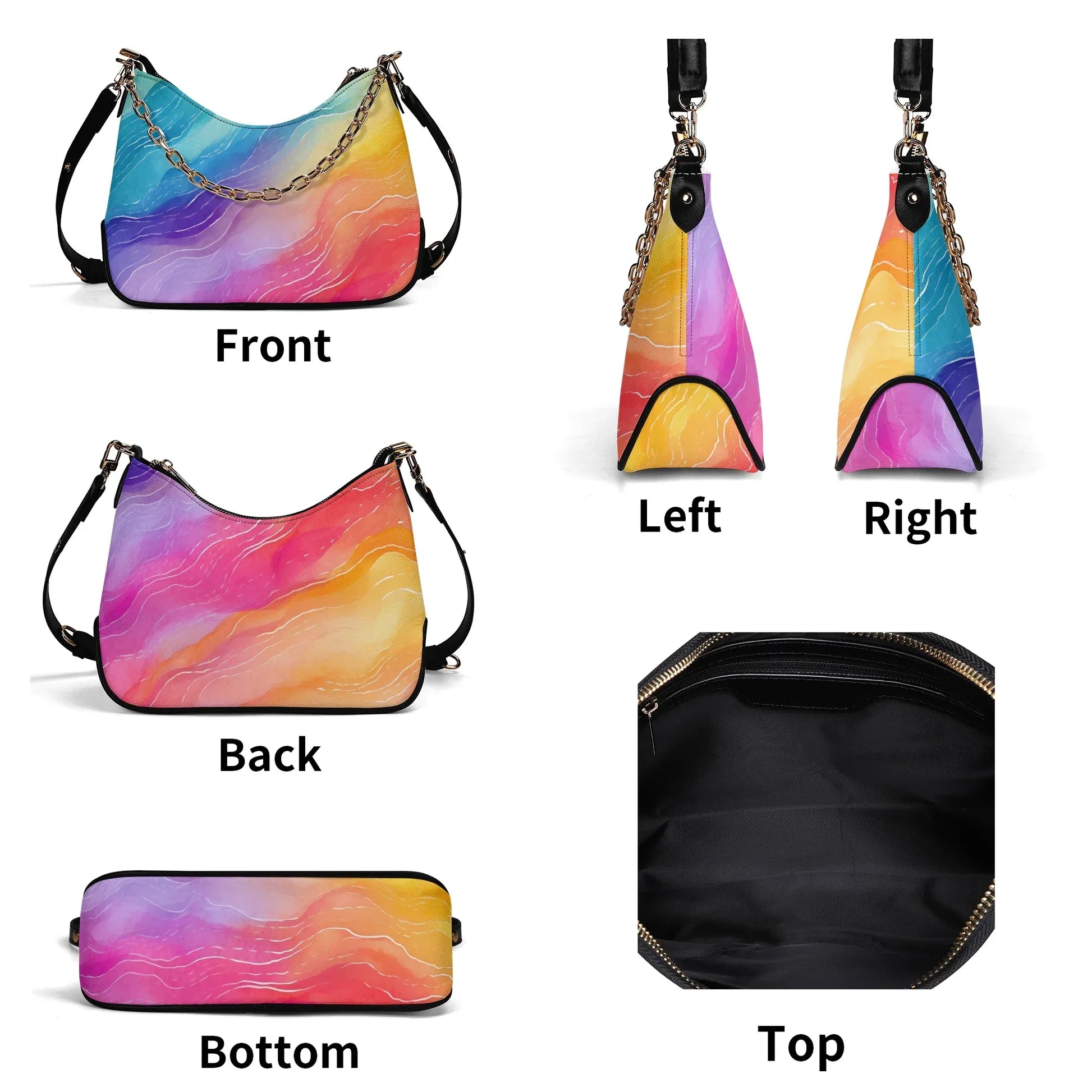 rainbow-elegante-umhangetasche-mit-kette-umhangetasche-jlr-design-6 - JLR Design