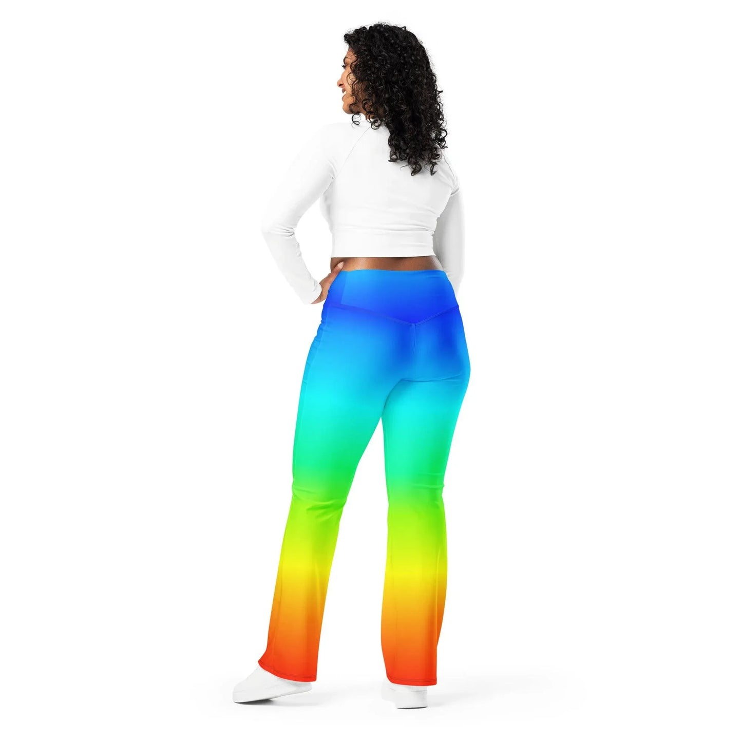 rainbow-high-waist-flare-leggings-flare-leggings-jlr-design-10 - JLR Design