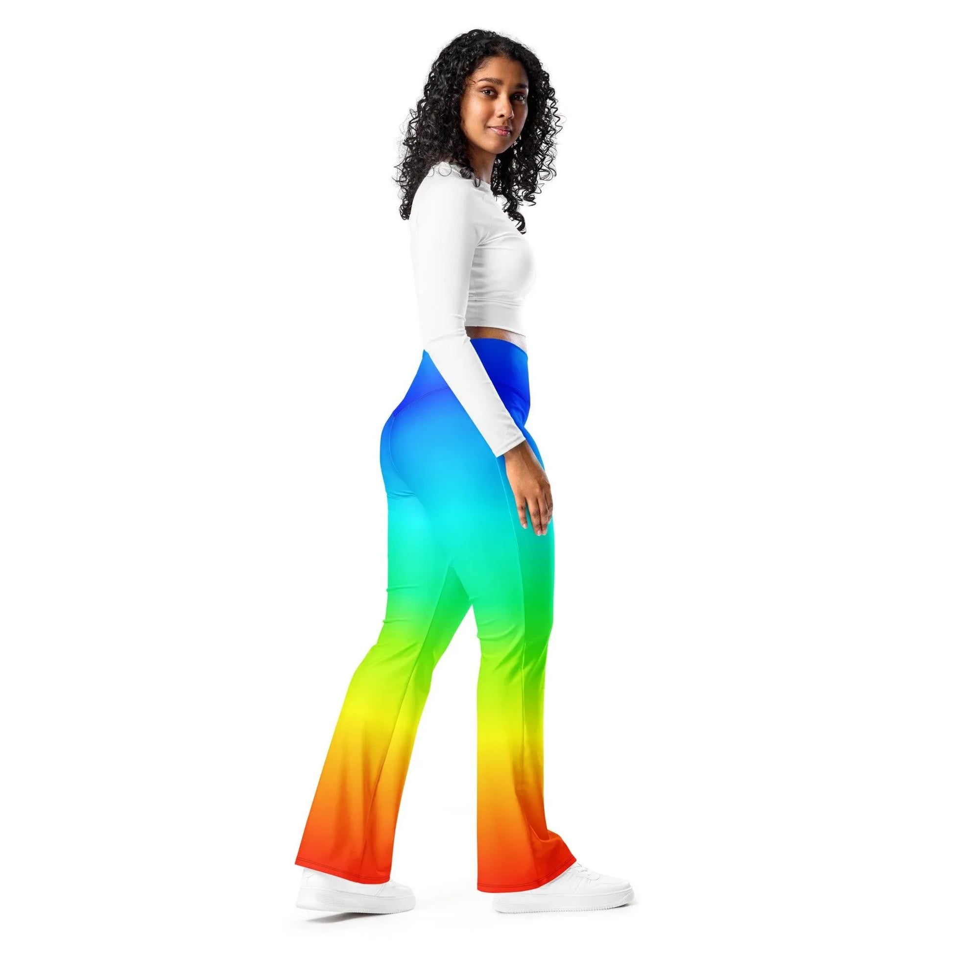 rainbow-high-waist-flare-leggings-flare-leggings-jlr-design-2 - JLR Design