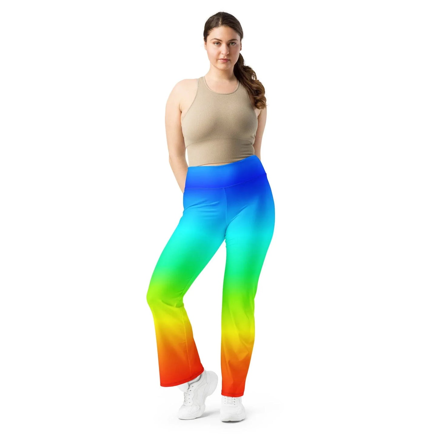 rainbow-high-waist-flare-leggings-flare-leggings-jlr-design-4 - JLR Design