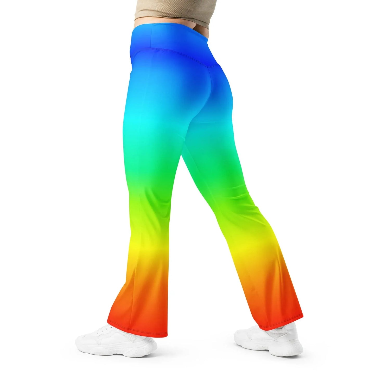 rainbow-high-waist-flare-leggings-flare-leggings-jlr-design-5 - JLR Design