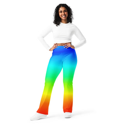 rainbow-high-waist-flare-leggings-flare-leggings-jlr-design-9 - JLR Design