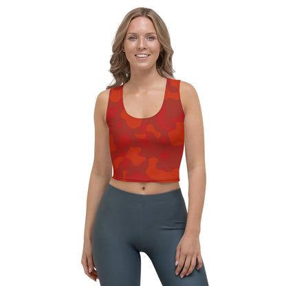red-camouflage-damen-crop-top-crop-top-jlr-design-1 - JLR Design
