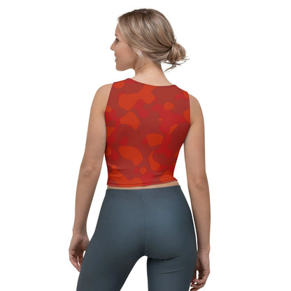 red-camouflage-damen-crop-top-crop-top-jlr-design-2 - JLR Design