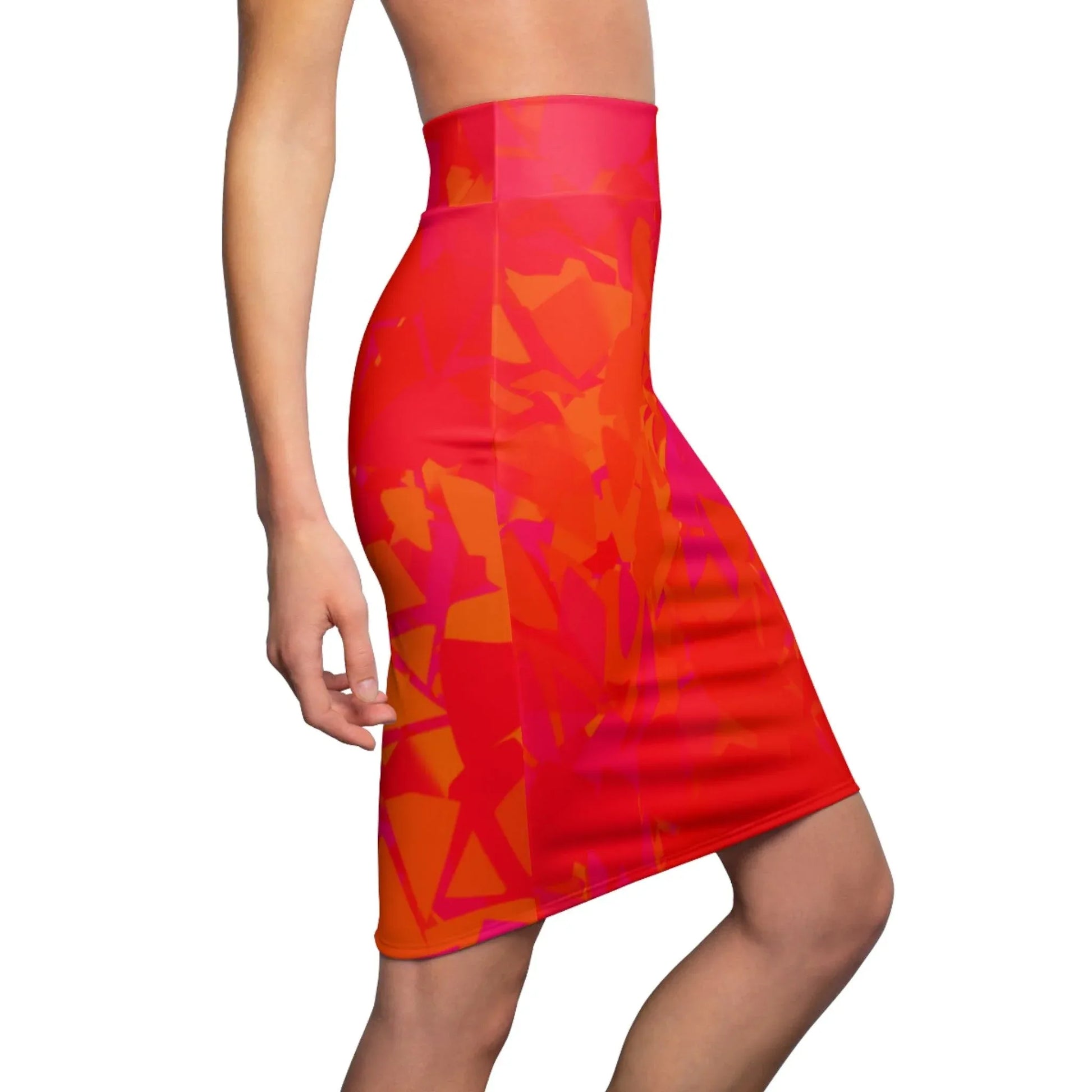 red-crystal-bleistiftrock-fur-damen-eleganter-mid-waist-rock-mit-stretch-komfort-bleistiftrock-jlr-design-7 - JLR Design