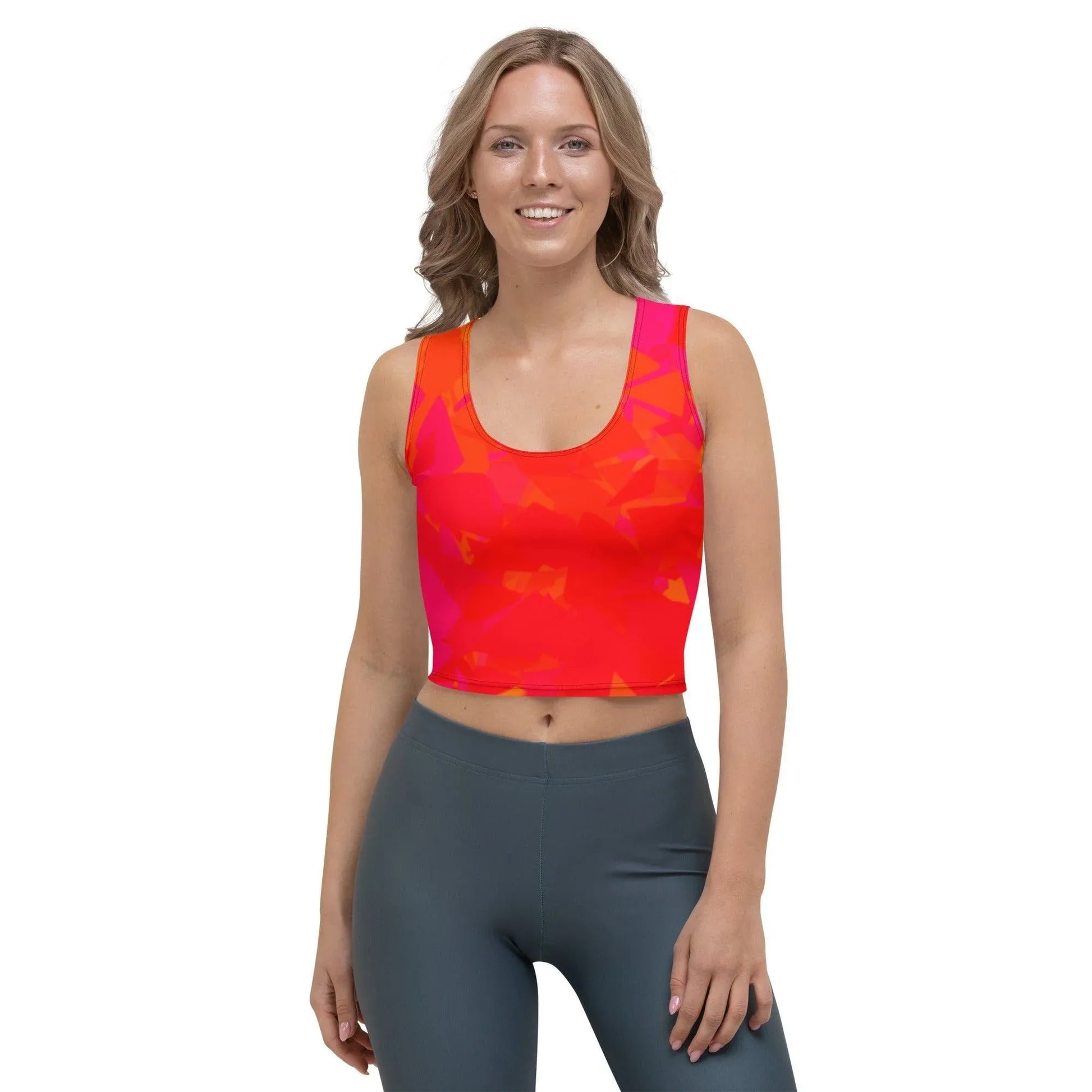 red-crystal-damen-crop-top-crop-top-jlr-design-1 - JLR Design