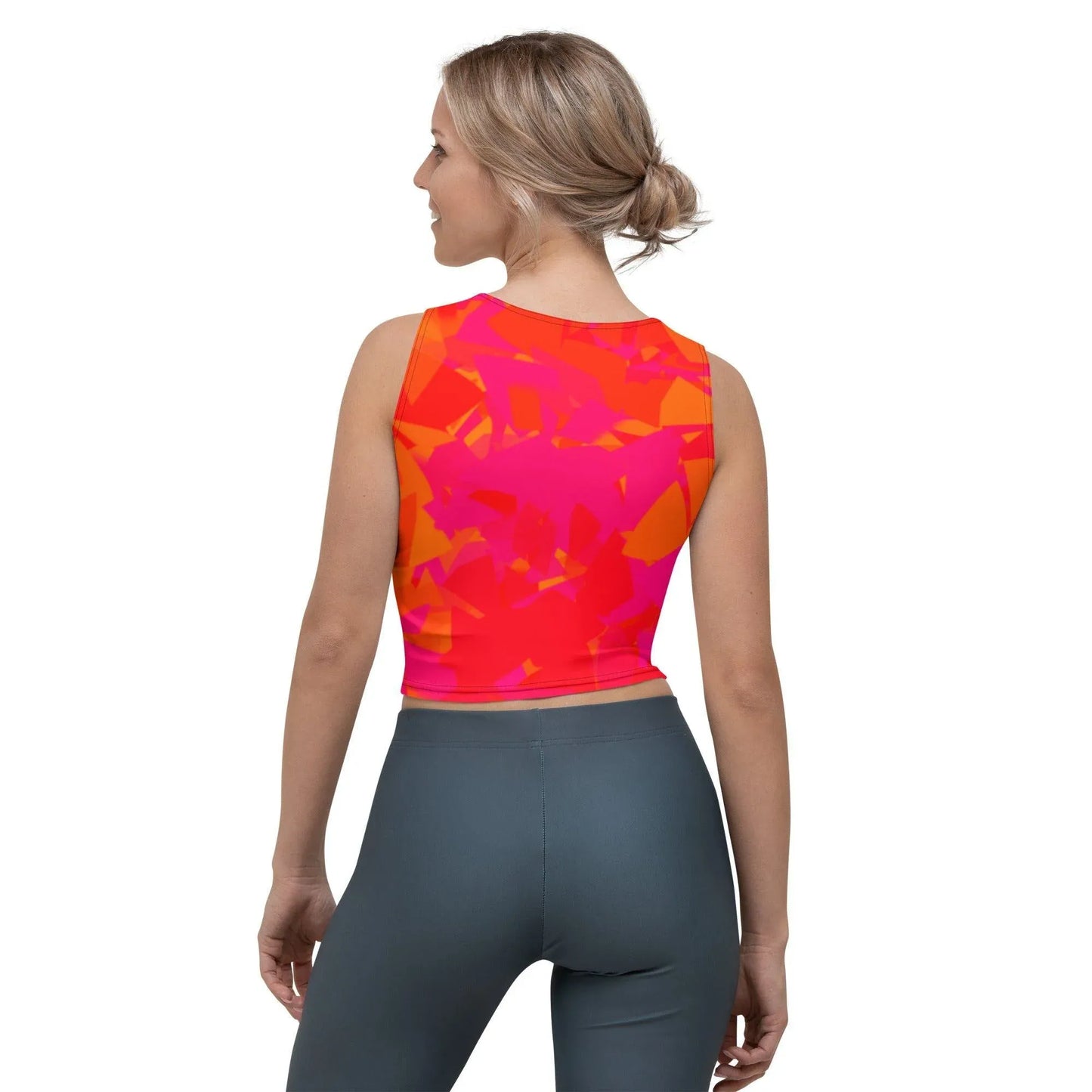 red-crystal-damen-crop-top-crop-top-jlr-design-2 - JLR Design