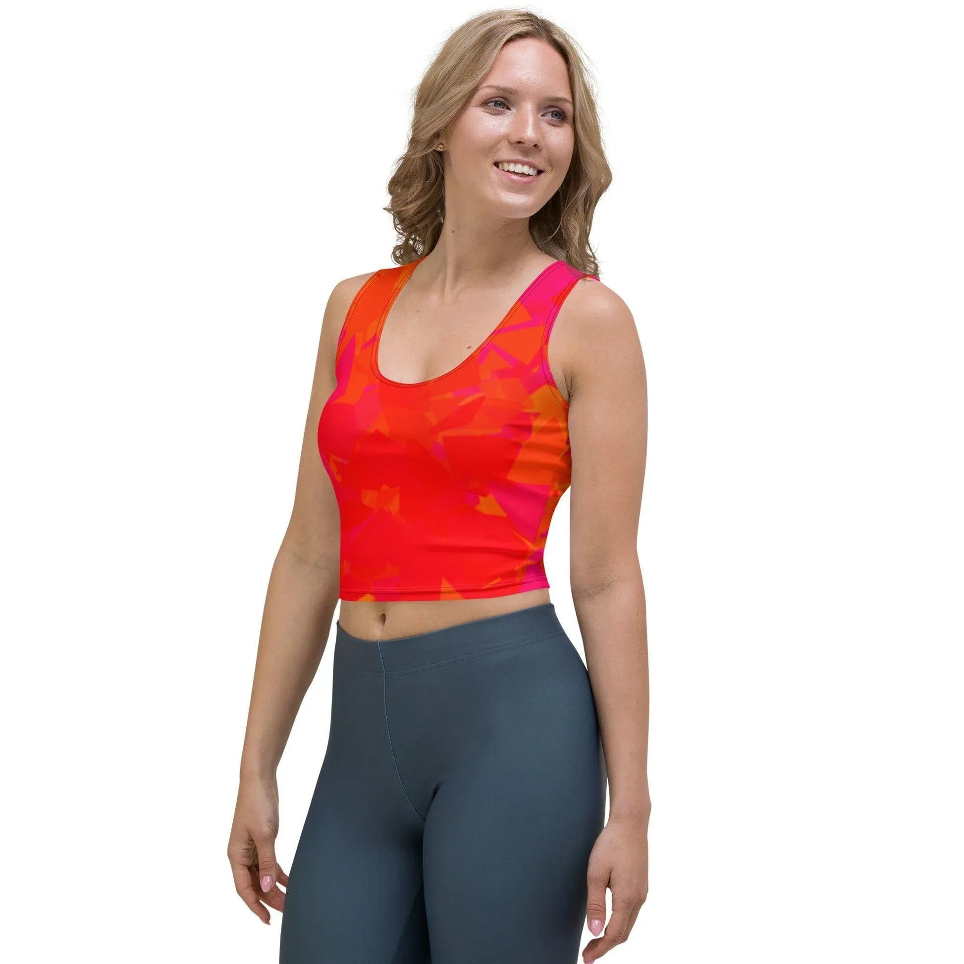 red-crystal-damen-crop-top-crop-top-jlr-design-3 - JLR Design