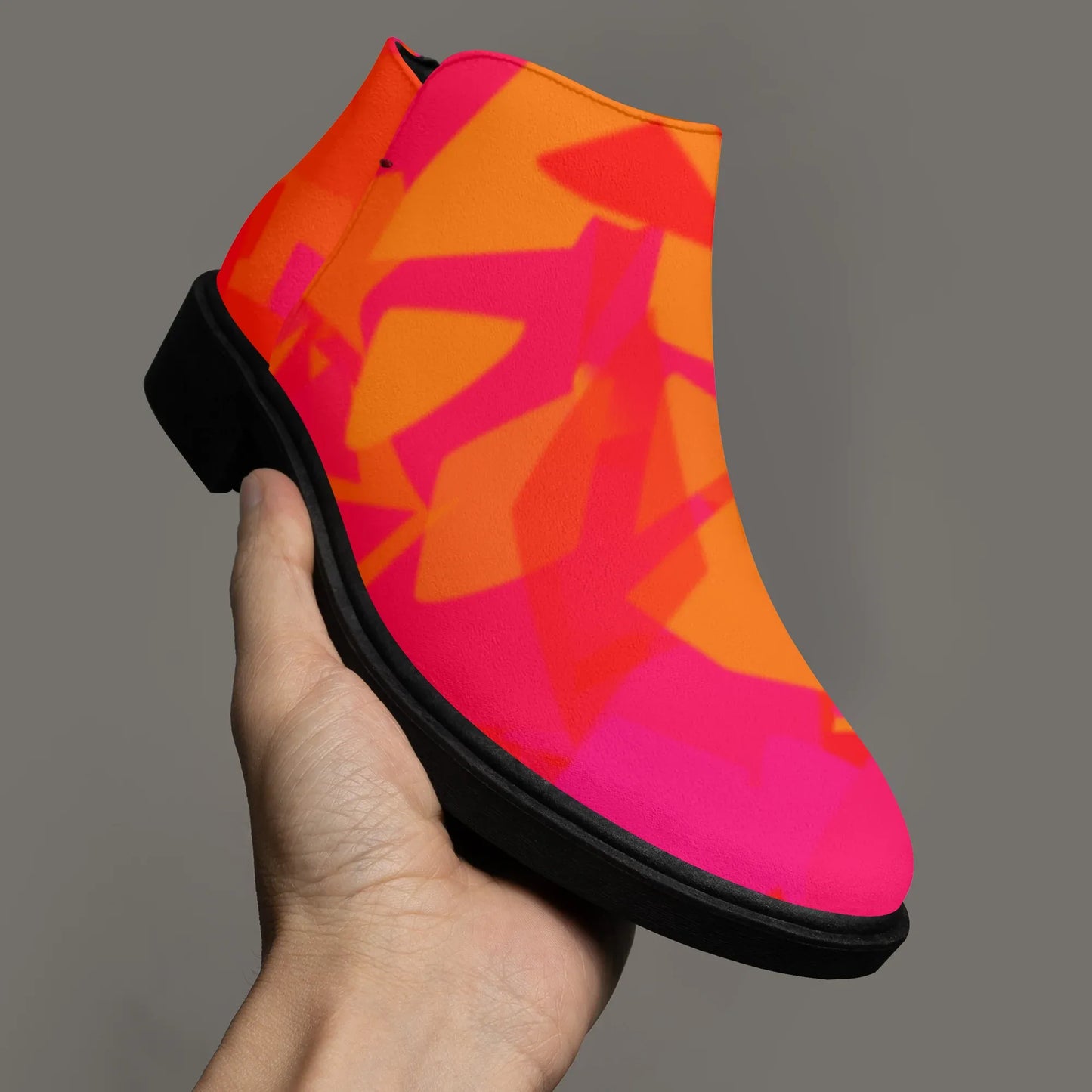 red-crystal-elegante-reissverschluss-stiefeletten-stiefeletten-jlr-design-3 - JLR Design