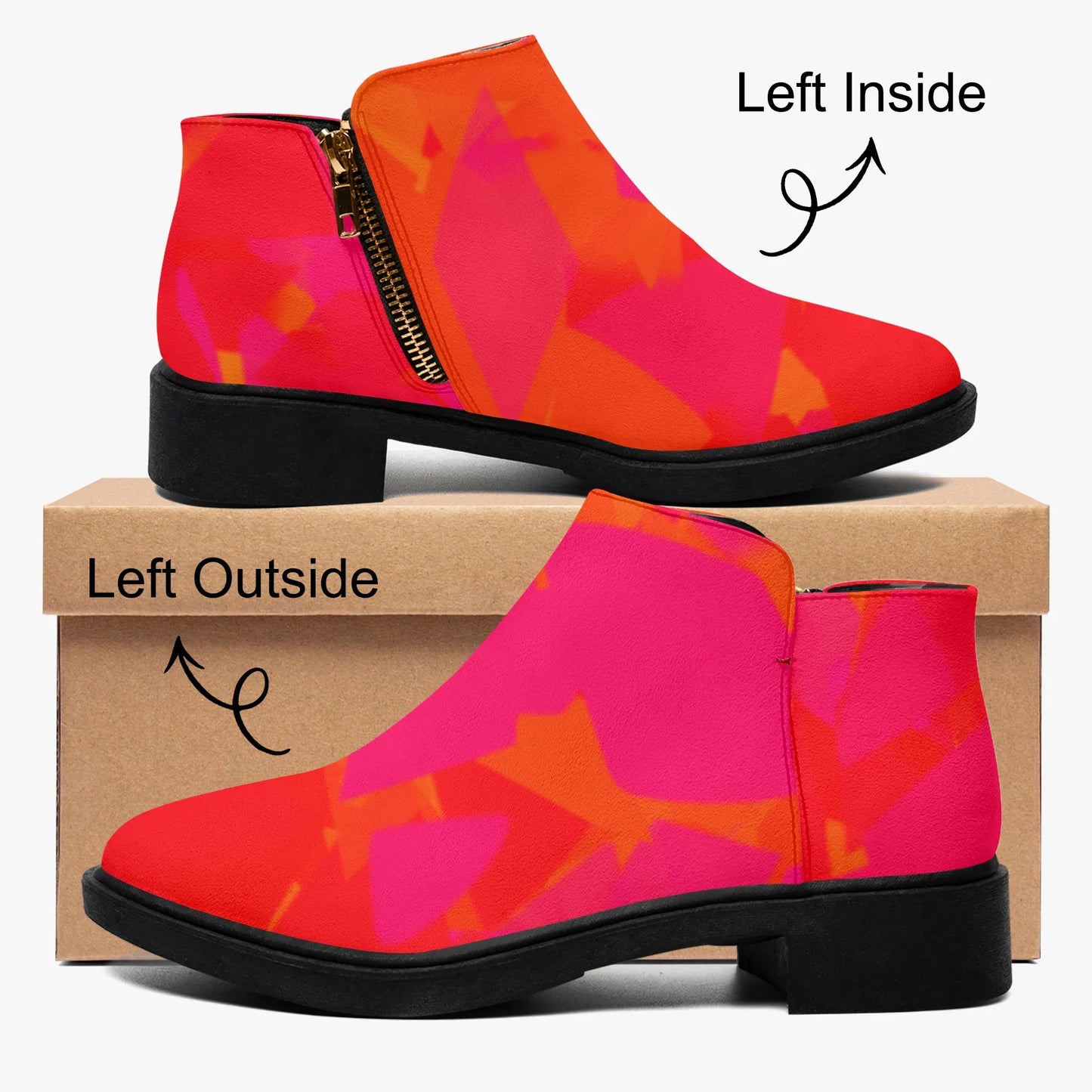 red-crystal-elegante-reissverschluss-stiefeletten-stiefeletten-jlr-design-4 - JLR Design
