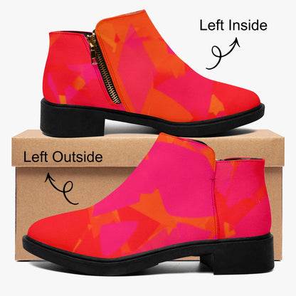 red-crystal-elegante-reissverschluss-stiefeletten-stiefeletten-jlr-design-4 - JLR Design