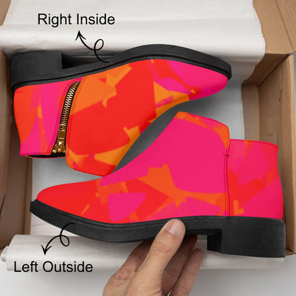 red-crystal-elegante-reissverschluss-stiefeletten-stiefeletten-jlr-design-8 - JLR Design