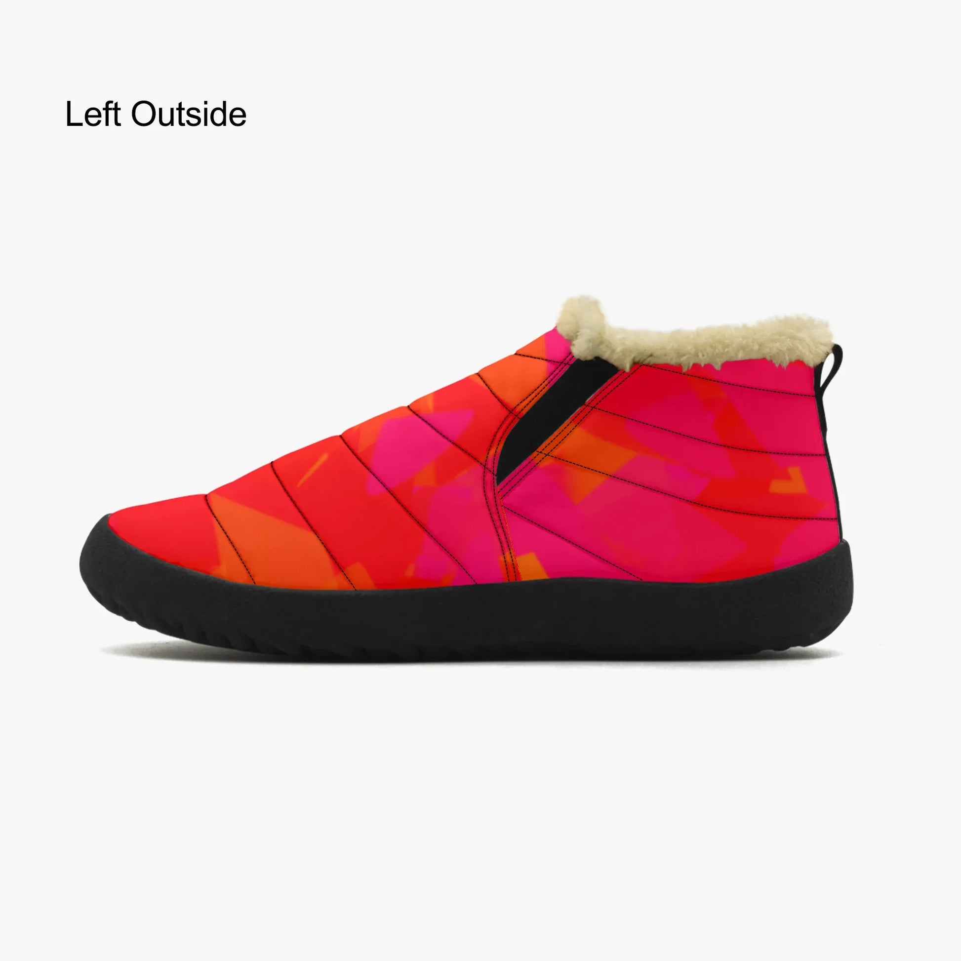 red-crystal-faux-fur-slipper-slipper-jlr-design-4 - JLR Design