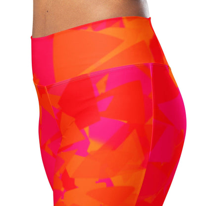 red-crystal-high-waist-flare-leggings-flare-leggings-jlr-design-8 - JLR Design