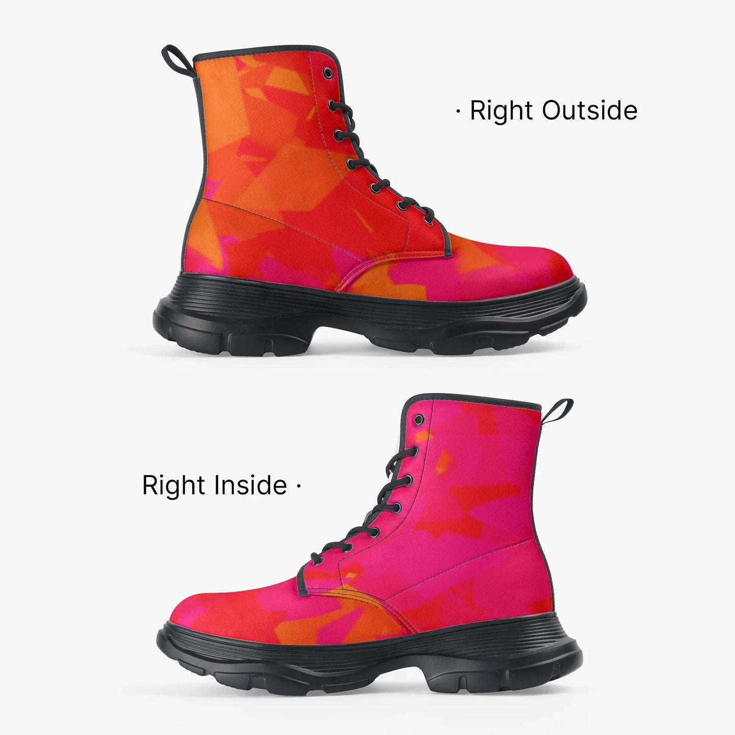 red-crystal-leather-chunky-boots-boots-jlr-design-4 - JLR Design