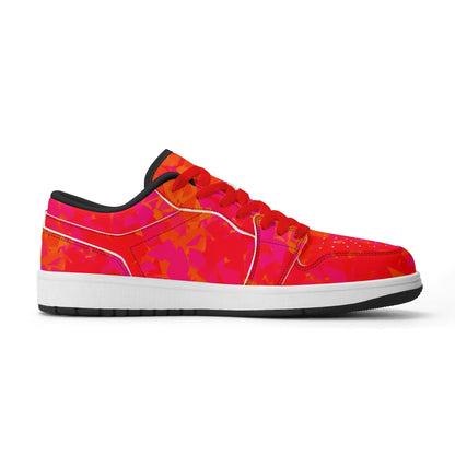 red-crystal-low-top-leder-sneaker-fur-damen-sneaker-jlr-design-10 - JLR Design