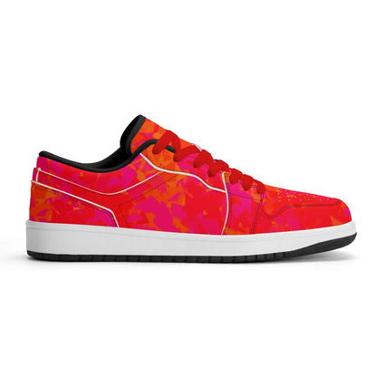 red-crystal-low-top-leder-sneaker-fur-damen-sneaker-jlr-design-12 - JLR Design